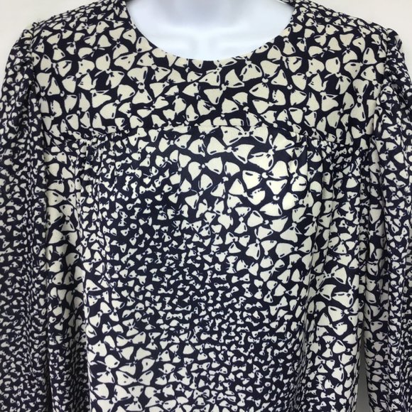 Lady Dorby Women Blue Mutton 3/4 Sleeve Blouse 16W - Picture 2 of 9